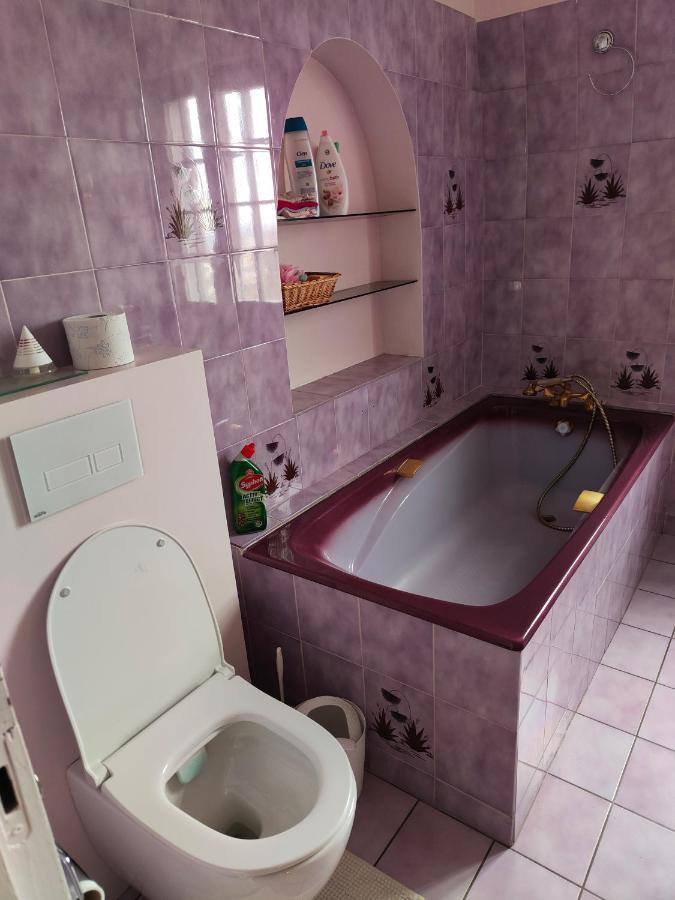 Chambre grise dans une demeure du 16ème à Saumur comprenant cuisine équipée Esterno foto